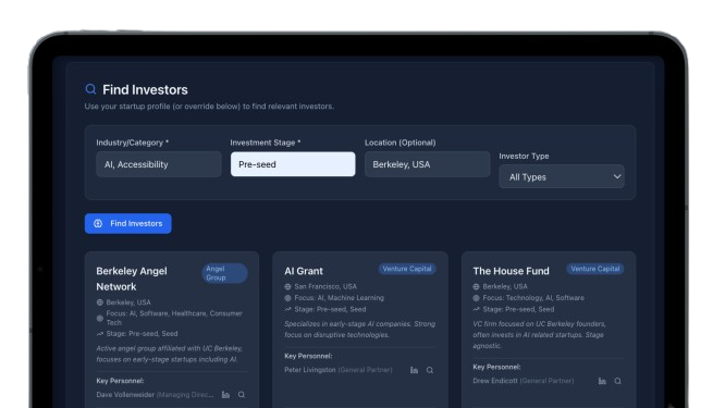 Find the right Investors